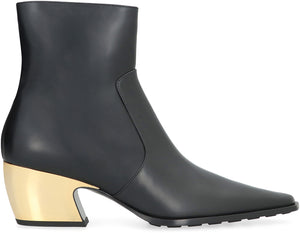 Tex leather ankle boots-1